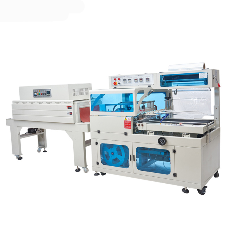 High Efficiency Scissors Induction L Type Automatic L Bar Pof Film Plastic Wrapping And Sealing Packing Machines