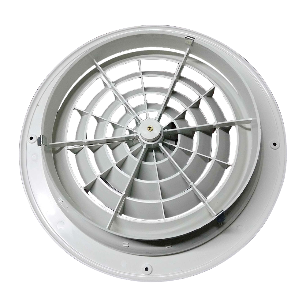 HVAC Plastic Round Ceiling Air Diffuser Custom Air Supply  Round Diffuser RD-P1 & P2
