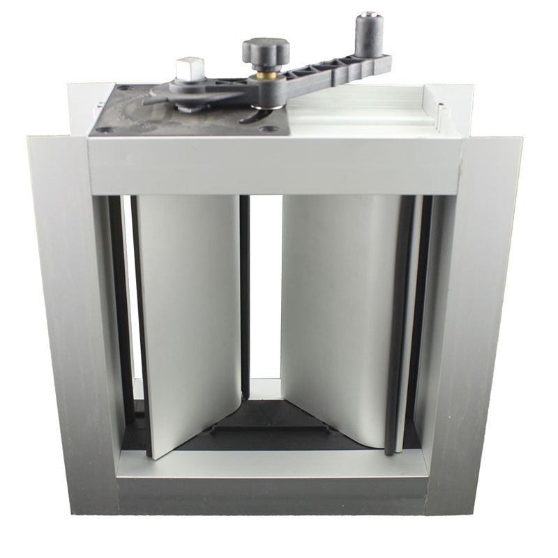 Custom Hvac Ventilation Aluminum Motorized Air Duct Volume Control Damper Manufacturer VCD-A