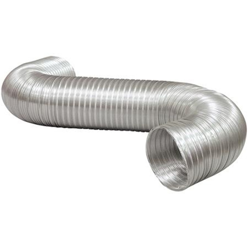 Customed Hvac Ventilation Stretchable Heat Resistant Venting Pipe Semi Rigid Aluminum Flexible Duct  SFD