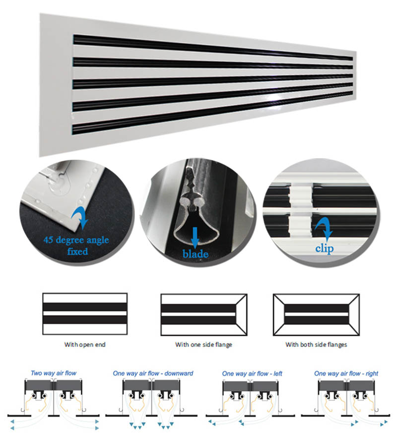 supply linear slot diffuser