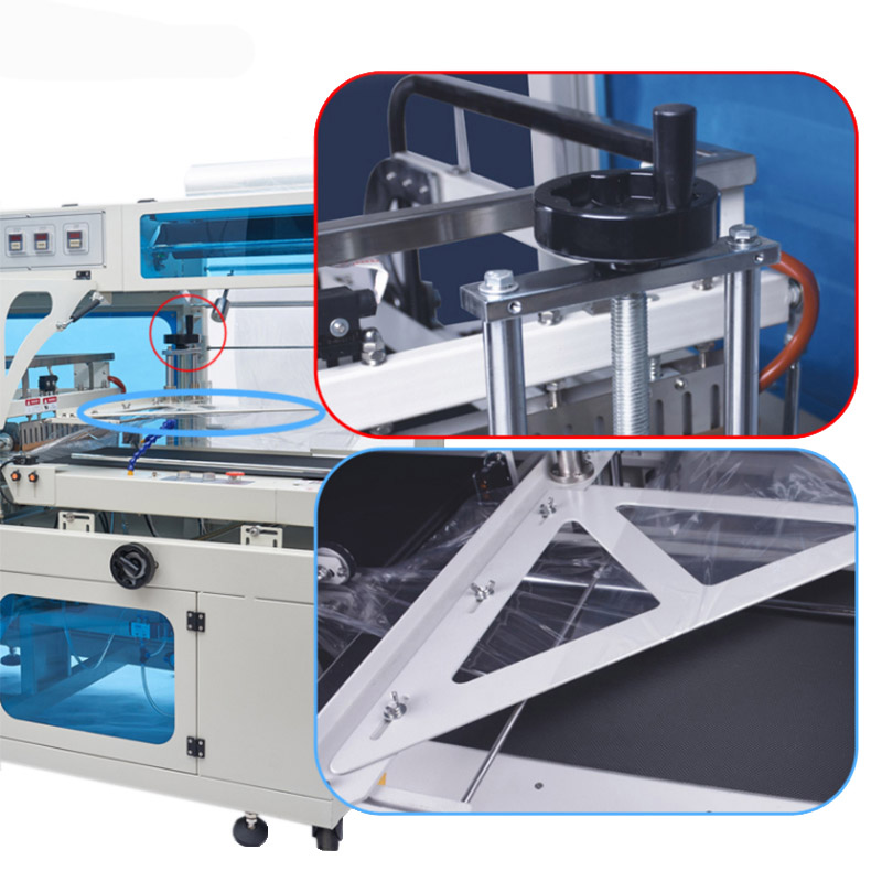 High Efficiency Scissors Induction L Type Automatic L Bar Pof Film Plastic Wrapping And Sealing Packing Machines