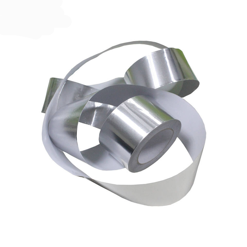 Customed Hvac Heat Resistant Self Adhesive Silver Aluminum Foil Tape For Air Ducting Manufacturers AT