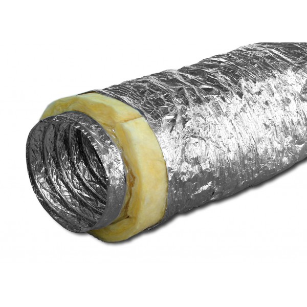 Hvac system Air Conditioning Aluminum Fiberglass Hose Polyester Insulated Flexible Duct IFD-S&D