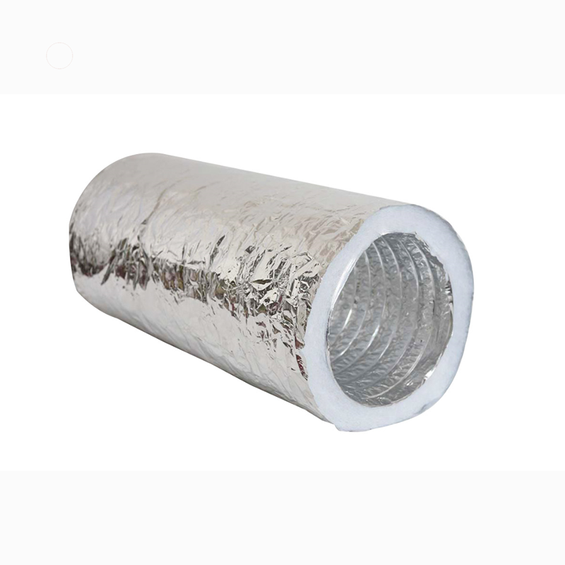 Hvac system Air Conditioning Aluminum Fiberglass Hose Polyester Insulated Flexible Duct IFD-S&D