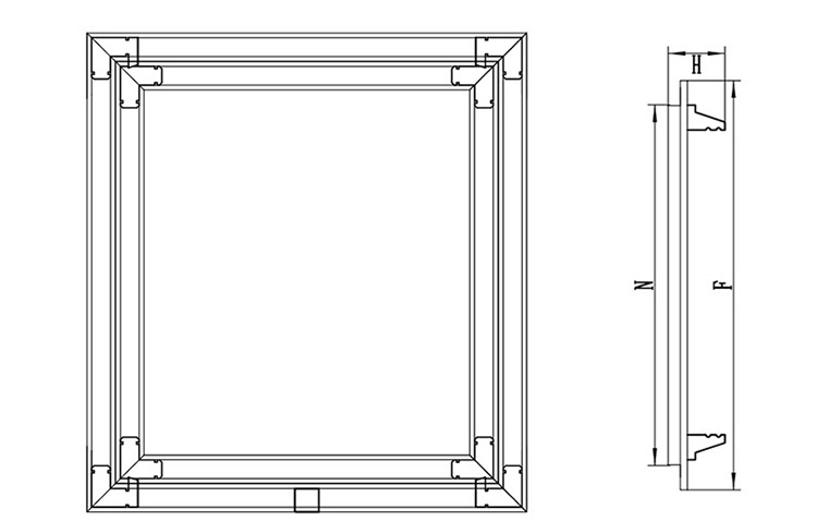 drywall attic access panel