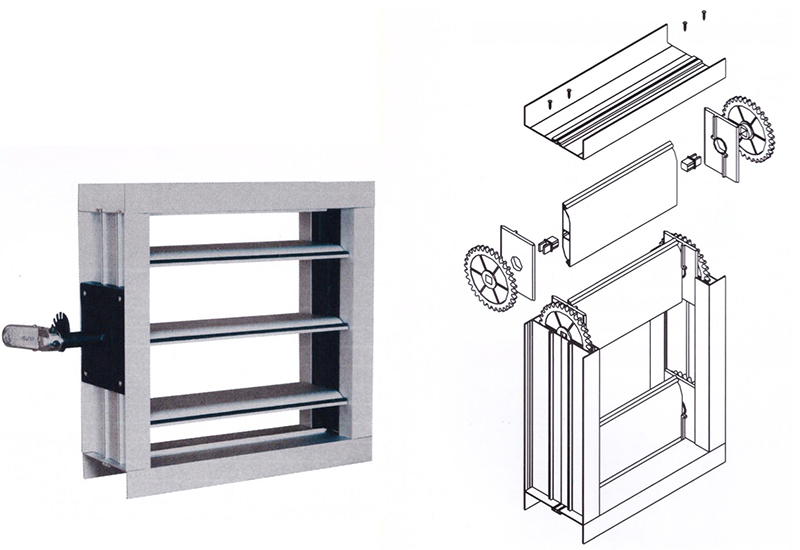 variable air volume control dampers