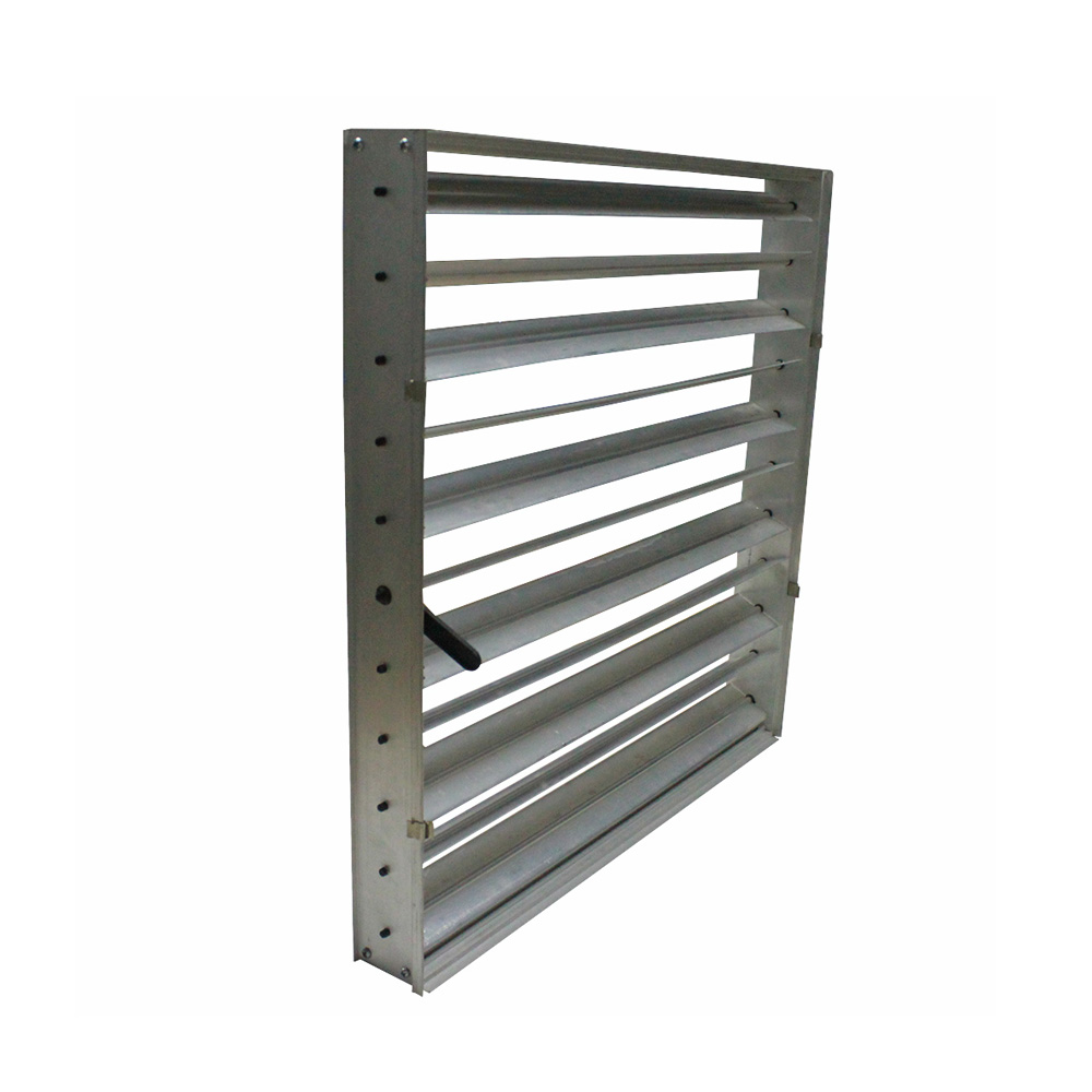 Hvac Square Aluminum Air Grilles Duct Ventilation Louver Opposed Blade Damper Manufacturer OBD1