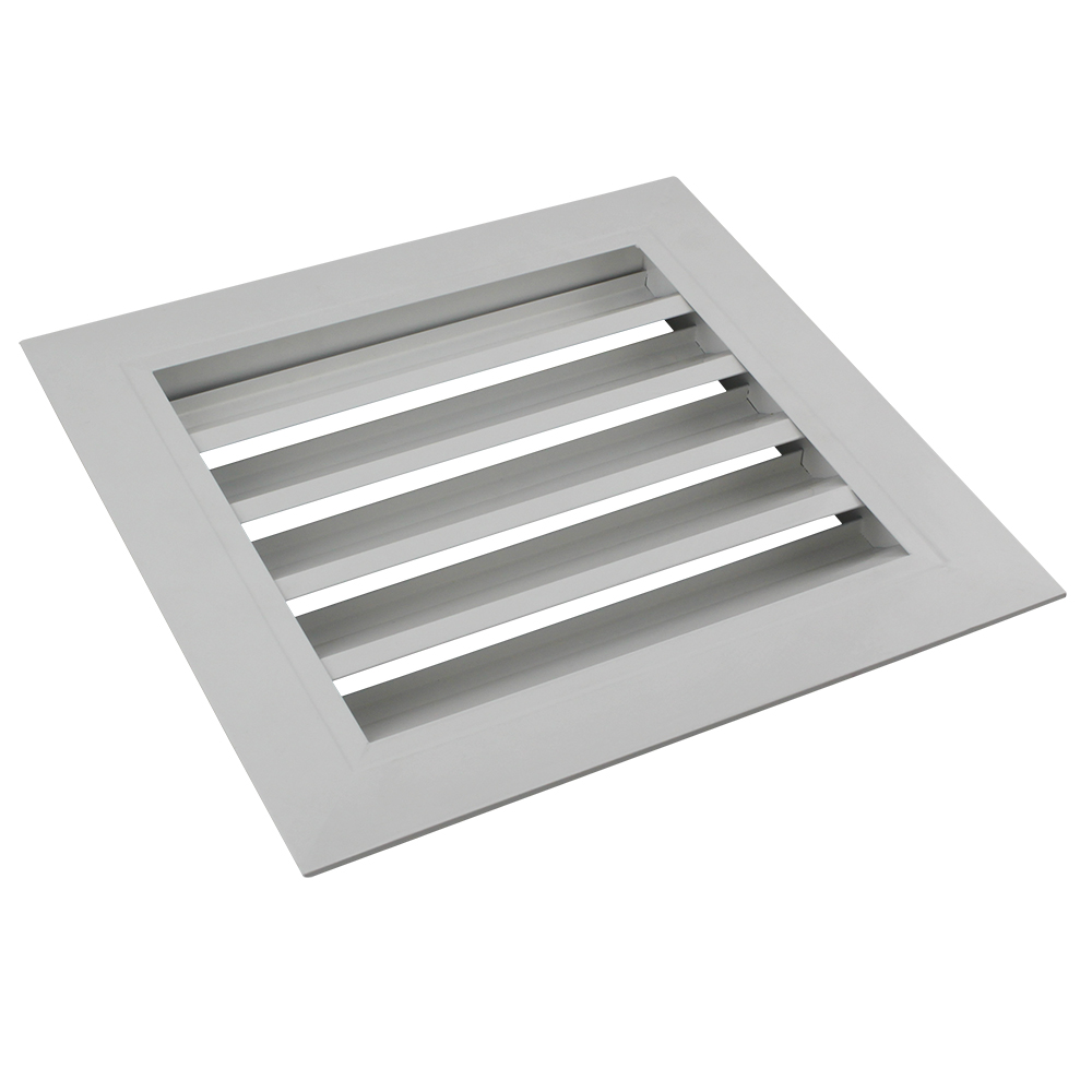 Air Conditioning Aluminium Exterior Wall Waterproof Shutter Prefabricated Fixed Fresh Air Louver FL-A