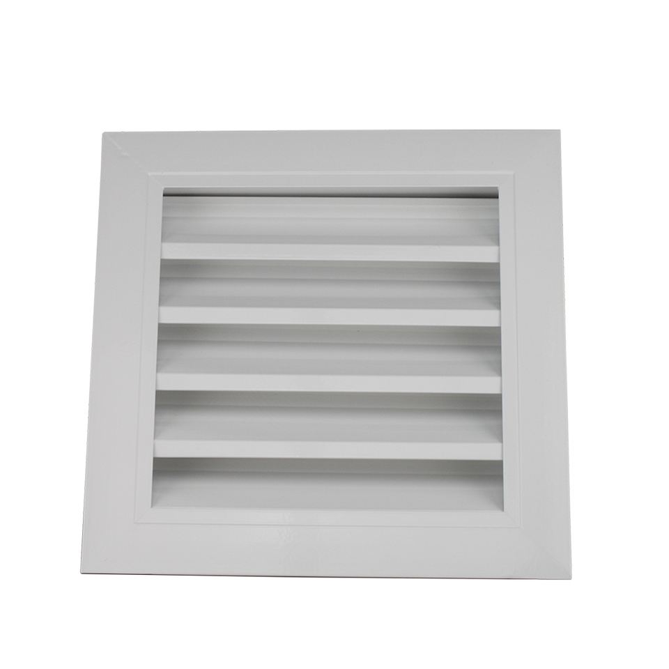 Air Conditioning Aluminium Exterior Wall Waterproof Shutter Prefabricated Fixed Fresh Air Louver FL-A