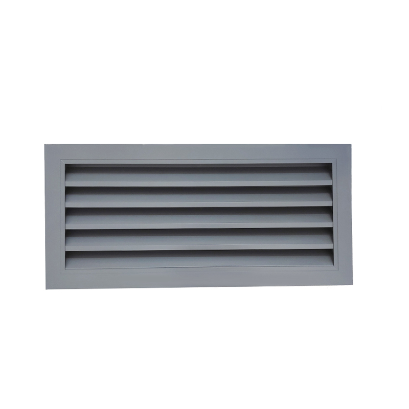 Air Conditioning Aluminium Exterior Wall Waterproof Shutter Prefabricated Fixed Fresh Air Louver FL-A