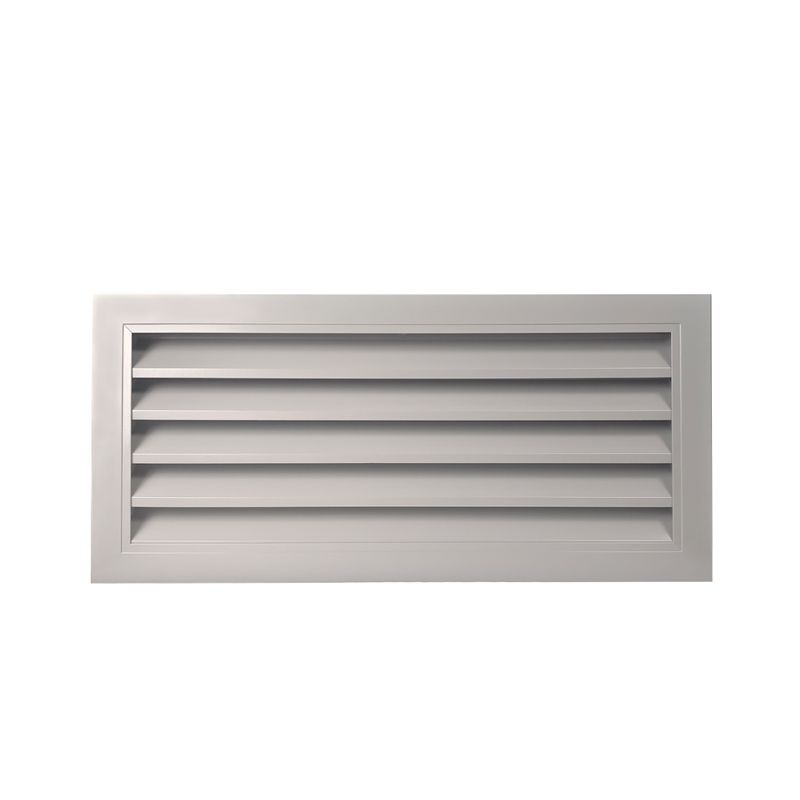 Air Conditioning Aluminium Exterior Wall Waterproof Shutter Prefabricated Fixed Fresh Air Louver FL-A