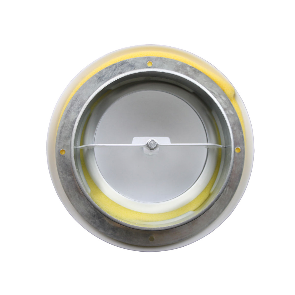 Havc System White Round Metal Adjustable Core Intake And Exhaust Air Disc Valve DV-R
