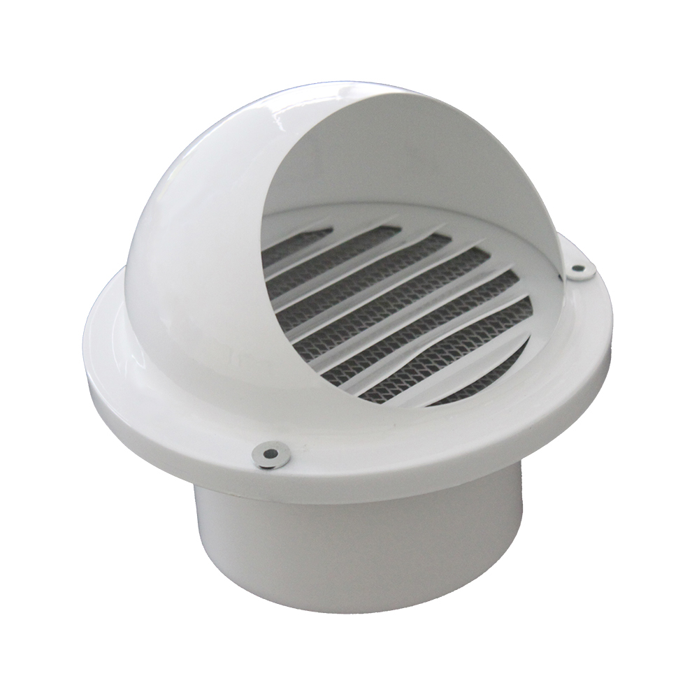 Hvac Ventilation Aluminum Exhaust  Vent Valve Waterproof Fresh Air Vent Cap Cover EV-AN