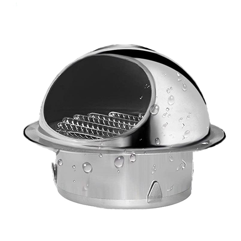 Hvac Kitchen Stainless Steel 201 304 Mushroomvent  Fresh Exhaust Air Vent Pipe Cap EV-S