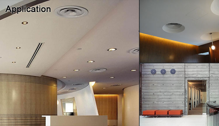 round air diffuser vent