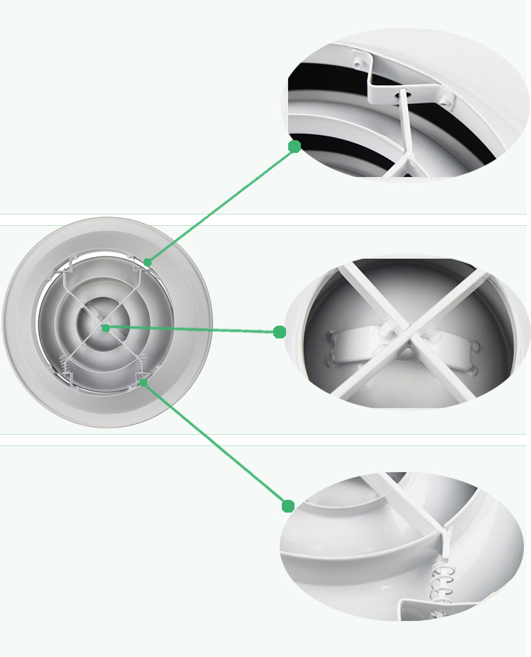 round ceiling diffuser