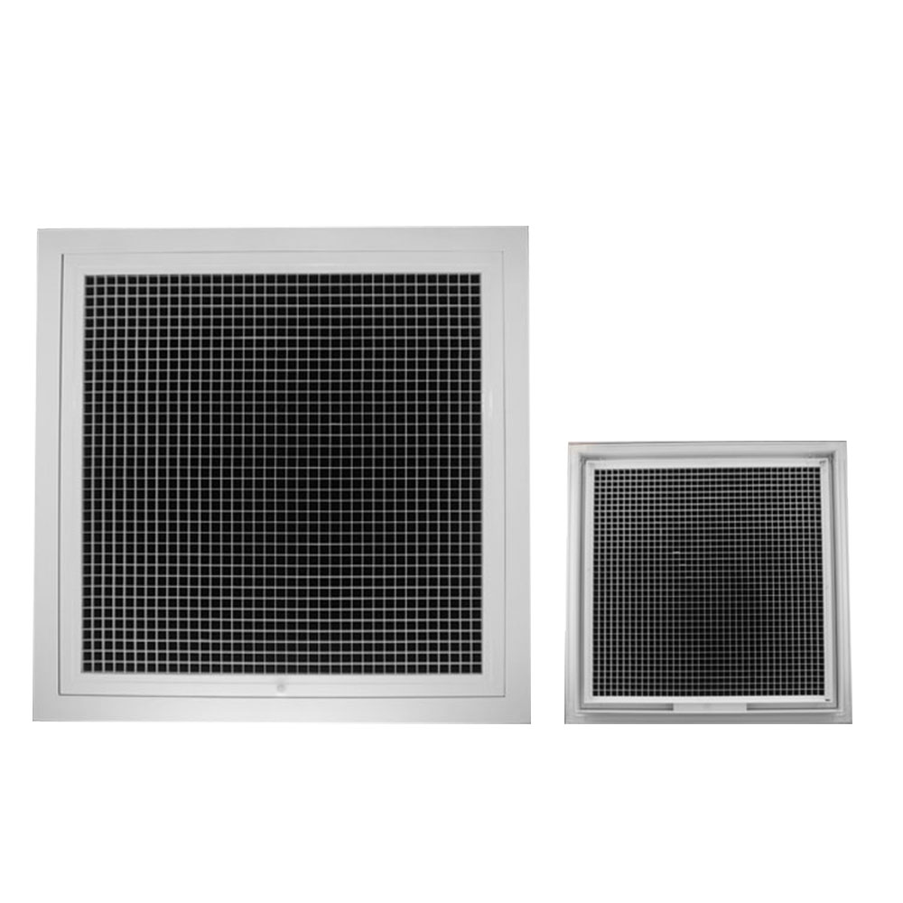 Customed Hvac System Aluminum Ceiling Door-Hinged Vent Egg Crate Return Air Grille EG-H