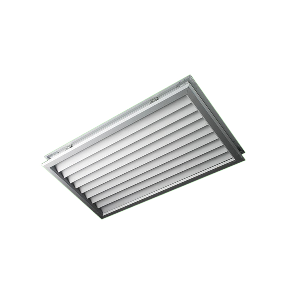 Customized Hvac Ventilation V Type Transfer Bathroom Decorative Aluminum Fresh Air Louver Door Grille DG-A