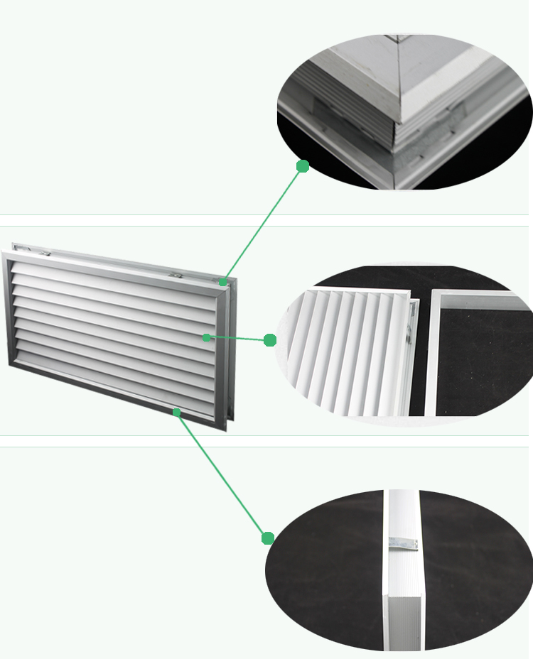 bathroom door ventilation grill