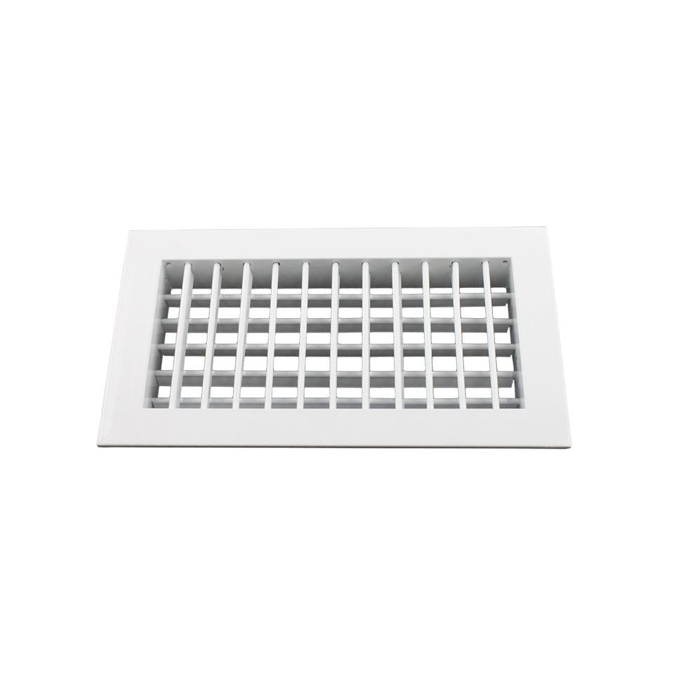 Hvac Ventilation Ceiling Aluminum Linear Supply Air Grille Double Deflection Grille Manufacturer DDG-A1