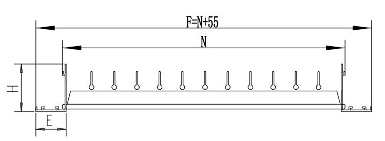 double deflection supply grille