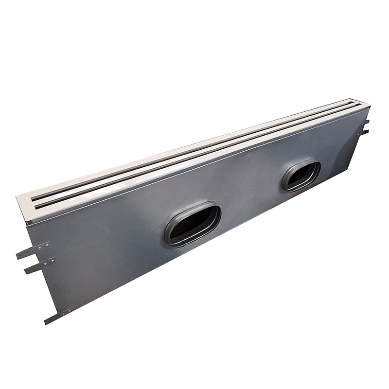 China Factory Hvac Ventilation Morden Supply Air Vent Aluminum Linear Slot Diffuser With Plenum Box LS-A