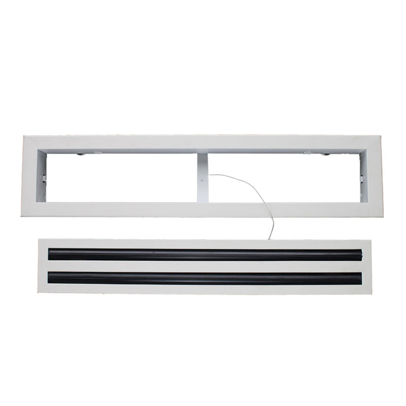 Wholesale Hvac Aluminum Ventilation Ceiling Detachable Linear Bar Grille AC Slot Diffuser LS-D