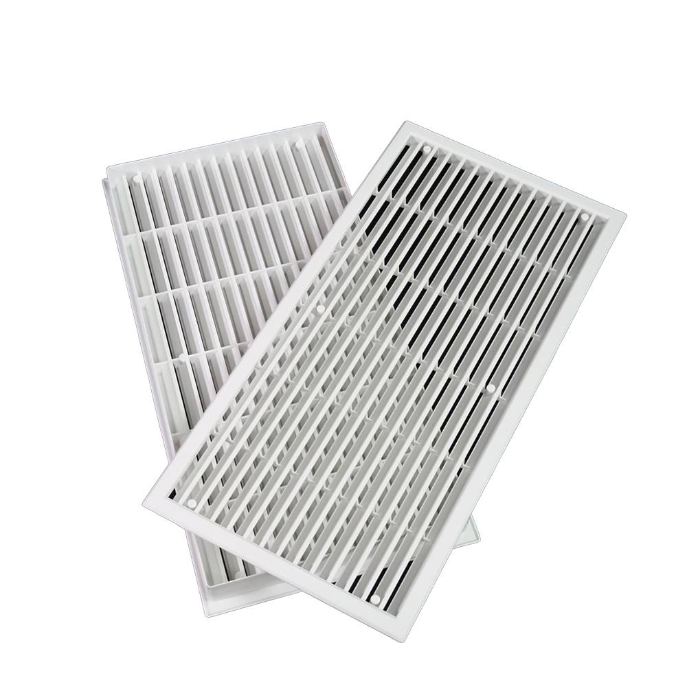 Vairtech China Factory Hvac System Ventilation Bathroom Return Fresh Air Plastic Door Grille PDV