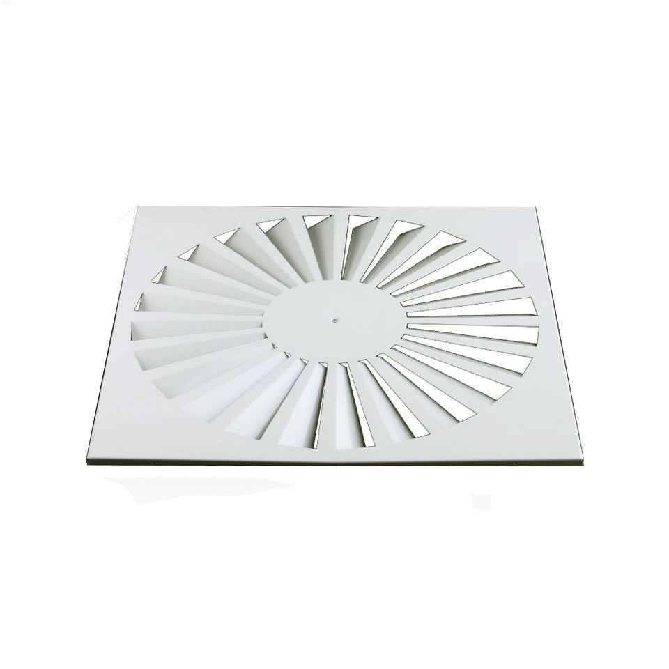 Wholesale Hvac Air Conditioning Ventilation Galvanized Steel Square Ceiling Swirl Air Diffuser SWD-F