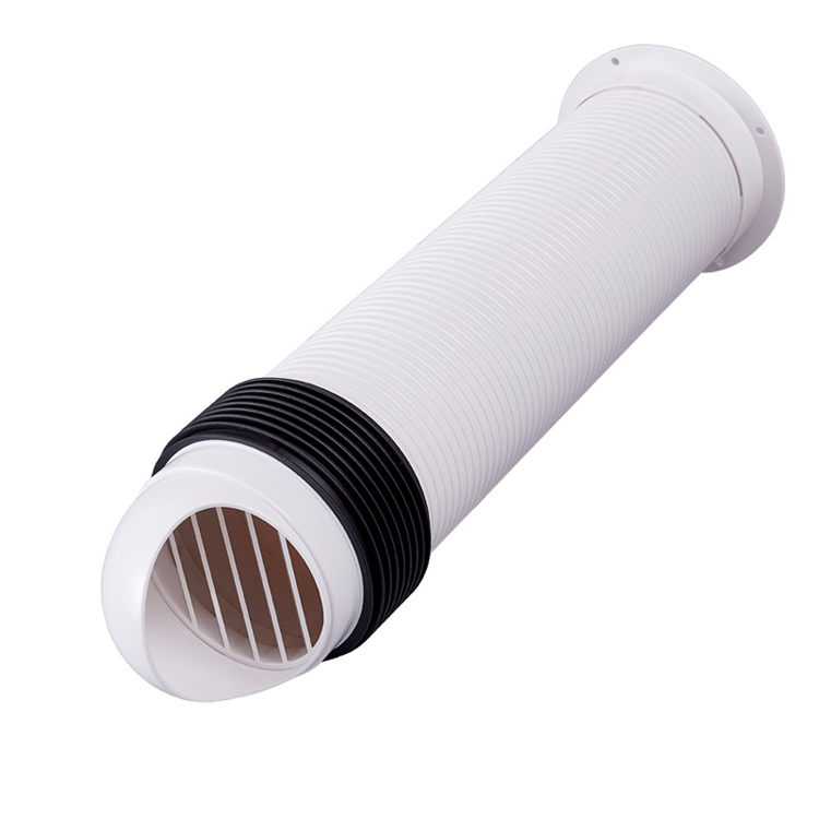 Hot sale HVAC ventilation  ABS Plastic Pipe Duct Wall indoor installation ventilation duct through wall