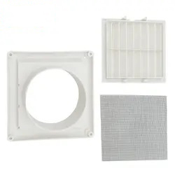 White PP Material Louver Air Ventilation High Quality Air Conditioning Vent Grill Outlet