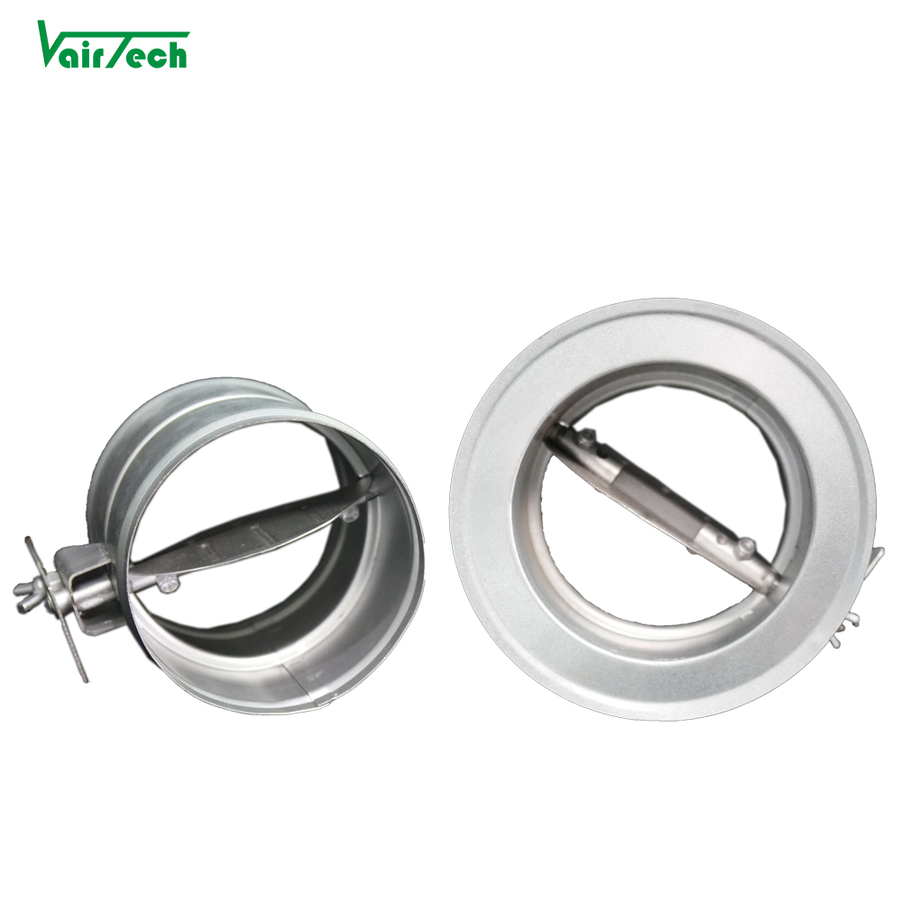 HVAC Aluminum Volume Control Air Damper Customizable Volume Damper VCD-GR