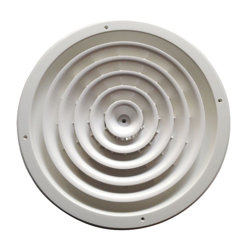 HVAC Plastic Round Ceiling Air Diffuser Custom Air Supply  Round Diffuser RD-P1 & P2