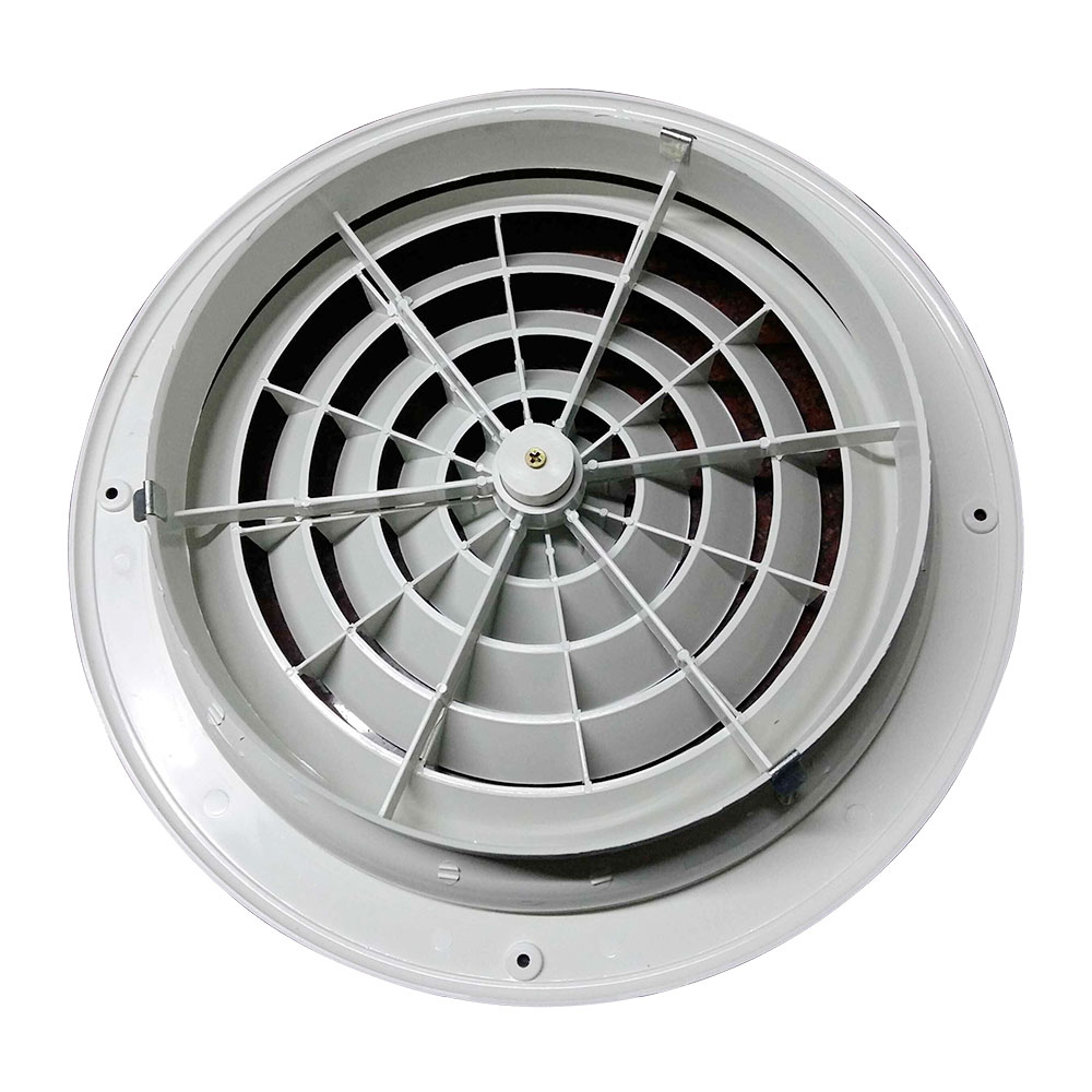 HVAC Plastic Round Ceiling Air Diffuser Custom Air Supply  Round Diffuser RD-P1 & P2