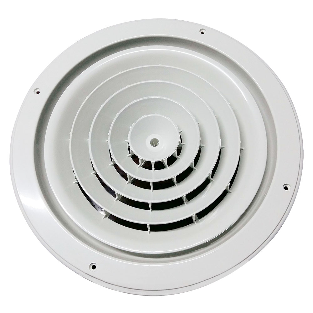 HVAC Plastic Round Ceiling Air Diffuser Custom Air Supply  Round Diffuser RD-P1 & P2