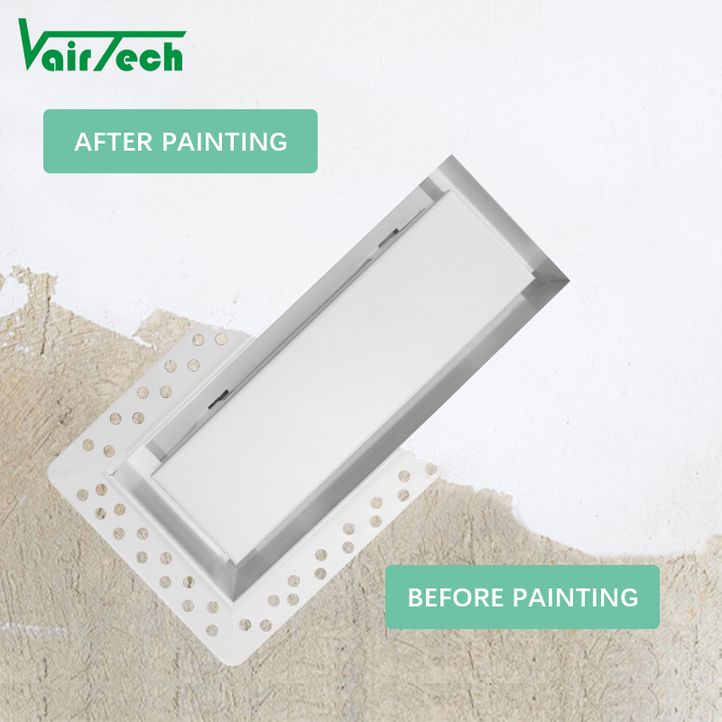 Wall Register Drywall Vent Air Return Cover Metal Decorative Wall Air Vent Hvac