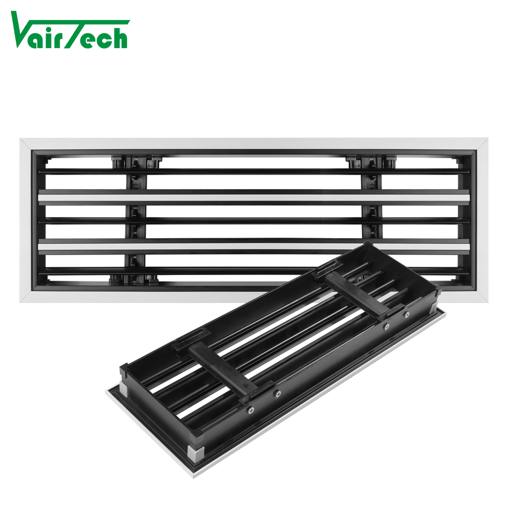 New Hidden ABS Plastic Linear Slot Diffuser Vav Air Register Linear Air Diffuser Ceiling Ventilation