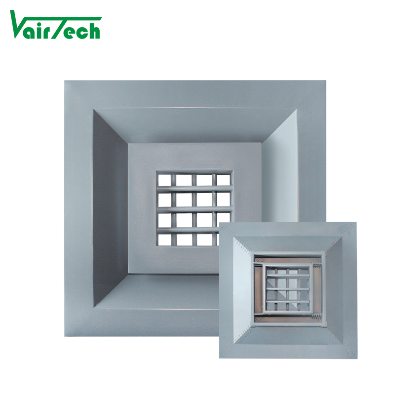 Hvac Ecological Solid Wood Air Vent Less Condensation Square Diffuser For Ventilation