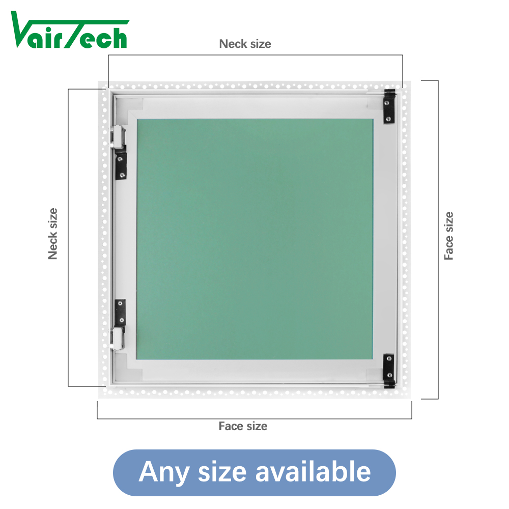 New Invisible ABS Plastic Access Panel Ceiling Hidden Gypsum Board Access Door With Elephant Trunk Lock