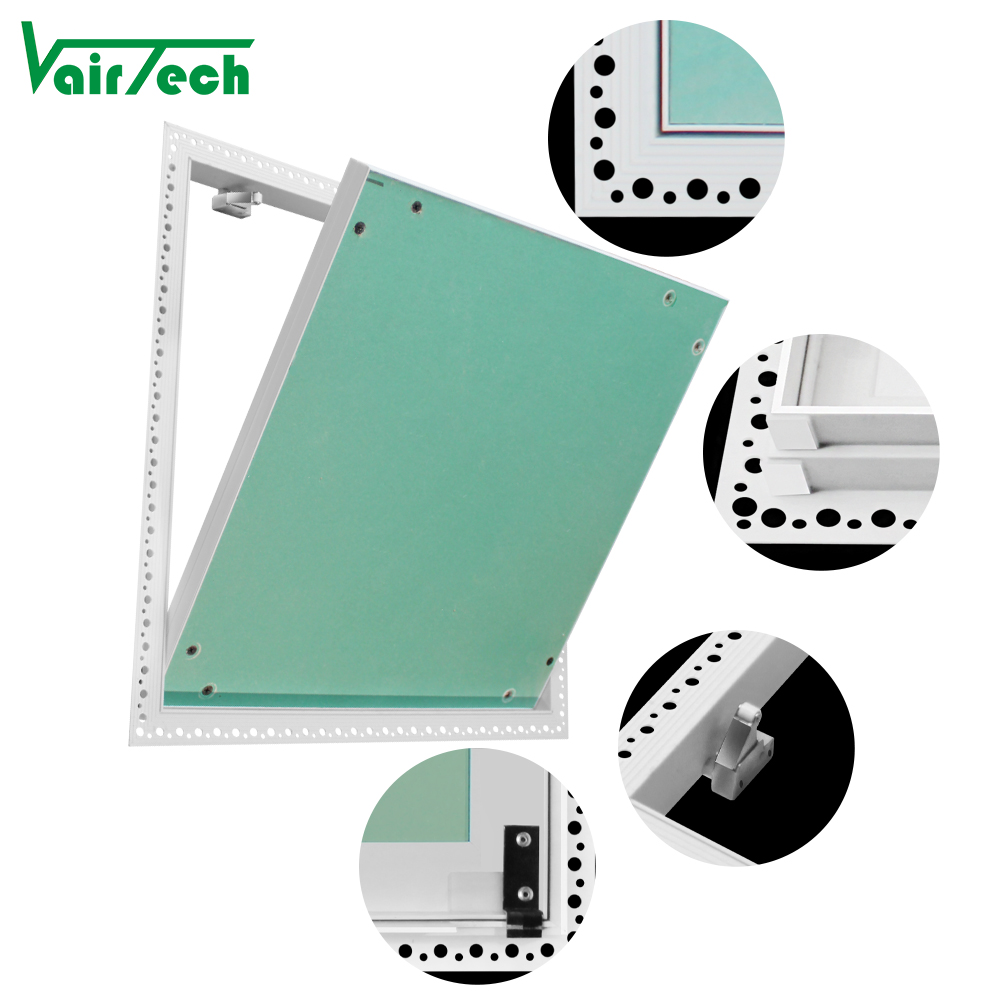 New Invisible ABS Plastic Access Panel Ceiling Hidden Gypsum Board Access Door With Elephant Trunk Lock