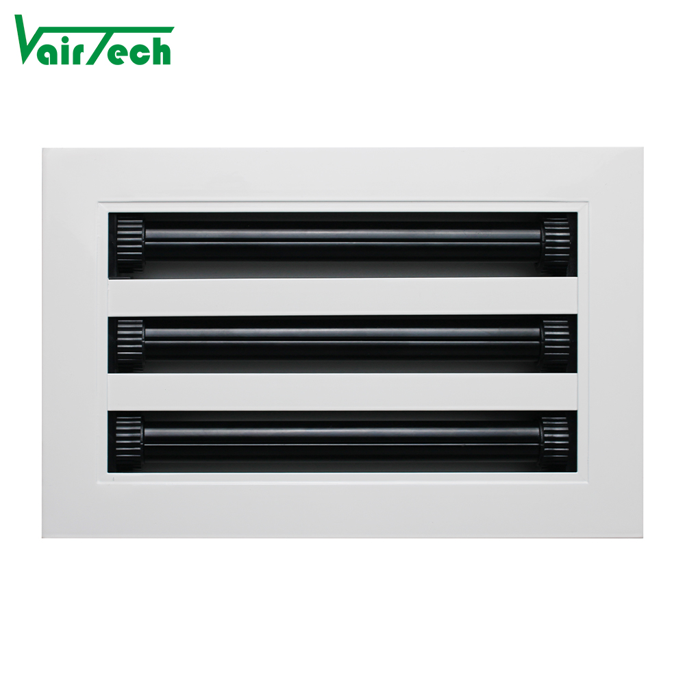 Inch Size Linear Slot Diffuser White Decorative Air Vent Modern AC Vent Cover for Ceiling Walls Floors