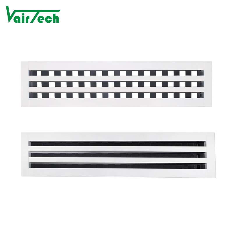 HVAC Aluminum Linear Slot Diffuser Air Conditioner Cover Linear Air Diffuser Register
