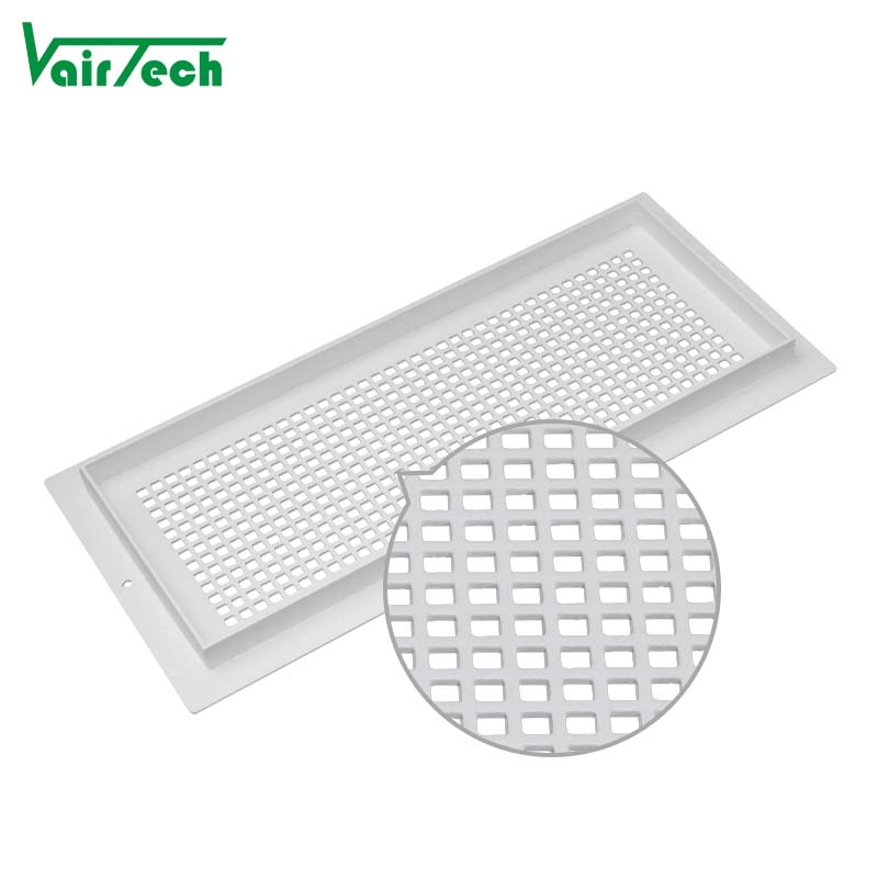Modern White Iron Air Vent Cover for HVAC System Outdoor Ventilation Return Air Grille Air Conditioning
