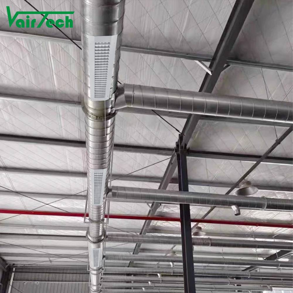 Air Exhaust Grille for Round Ducts 2 Adjustable Louvre Blades Galvanized Air Supply Vent Cover