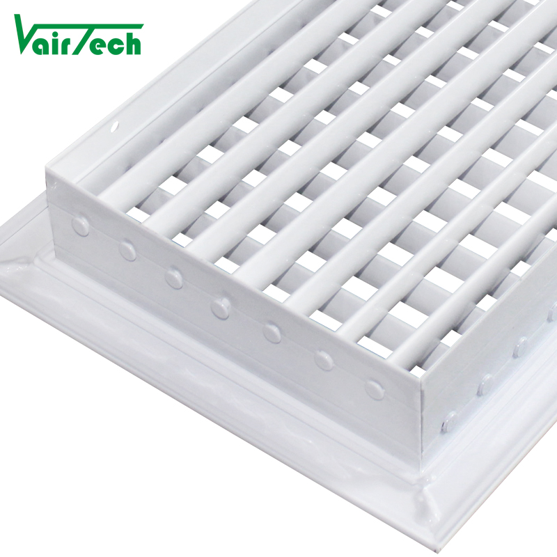 Adjustable Sidewall Register Aluminum Double Deflection Grille White Ceiling Exhaust Air Vent HVAC Return Air Grille