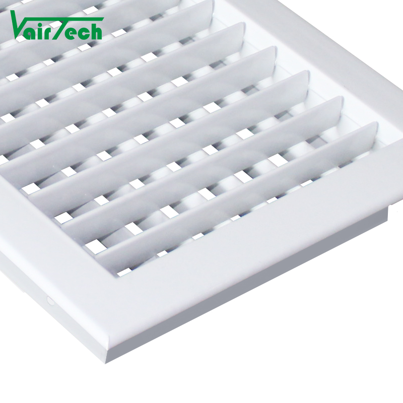 Adjustable Sidewall Register Aluminum Double Deflection Grille White Ceiling Exhaust Air Vent HVAC Return Air Grille