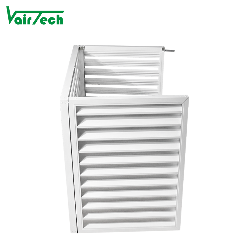 Customized Ac Covers Exterior Outdoor Unit Wall Aluminum air Conditioner Ac Louver Cover