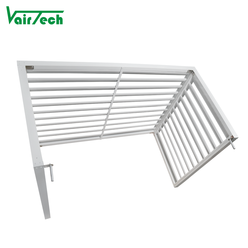 Customized Ac Covers Exterior Outdoor Unit Wall Aluminum air Conditioner Ac Louver Cover