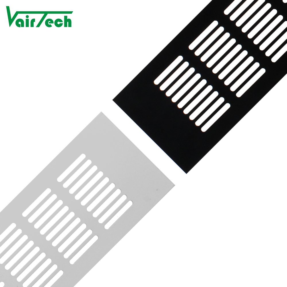 Aluminum Rectangular Ventilation Grill Cover Custom Air Flow Grille for Cabinet Wardrobe Furniture Kitchen Bathroom